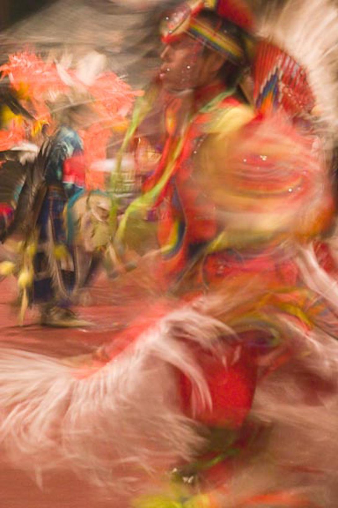 Red Fancy Dancer, Arlee Celebration, Montana, 2016 by Sue Reynolds